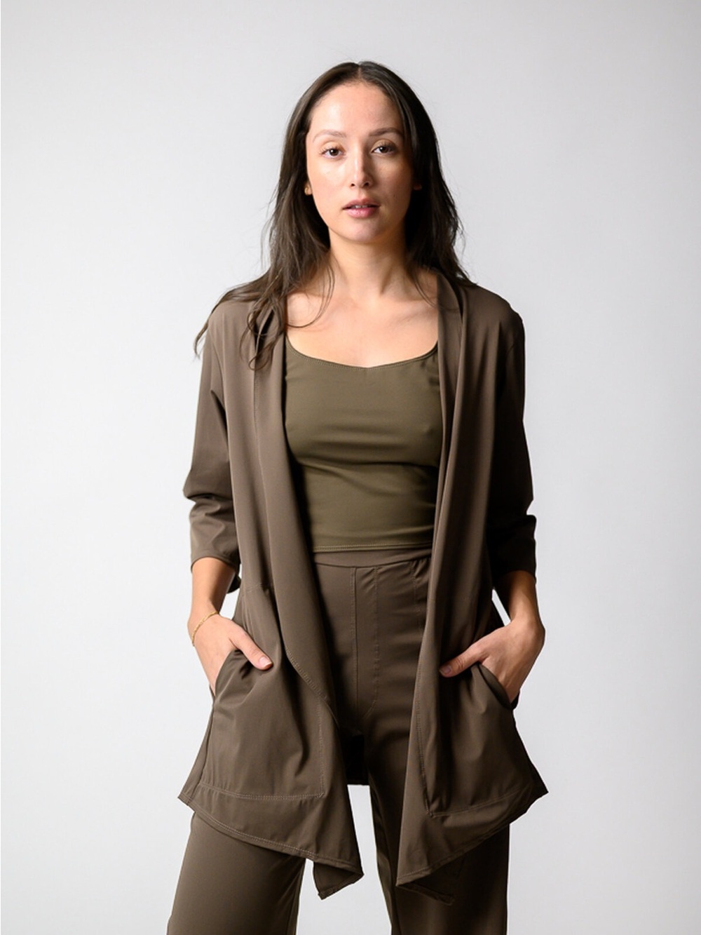 Yoga Democracy Roam Free Jacket Size XL Twig Brown